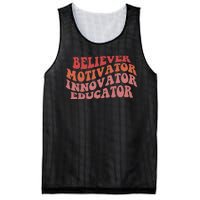 Believer Motivator Innovator Educator Mesh Reversible Basketball Jersey Tank