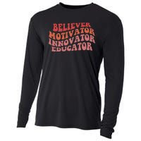 Believer Motivator Innovator Educator Cooling Performance Long Sleeve Crew