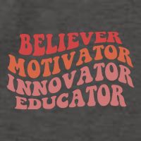 Believer Motivator Innovator Educator Vector Backpack
