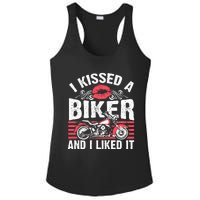 Bikers Motorcycling I Kissed A Biker And I Liked It Ladies PosiCharge Competitor Racerback Tank