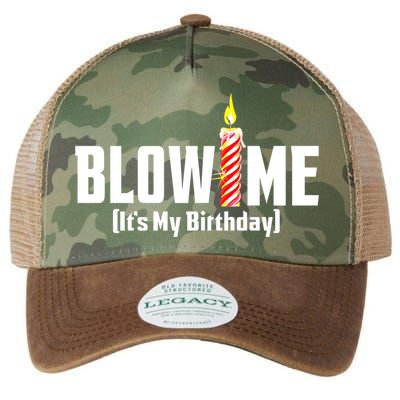 Blow Me Its My Birthday Legacy Tie Dye Trucker Hat
