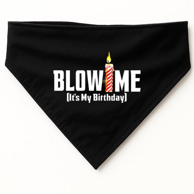 Blow Me Its My Birthday USA-Made Doggie Bandana