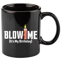 Blow Me Its My Birthday 11oz C Handle Ceramic Mug