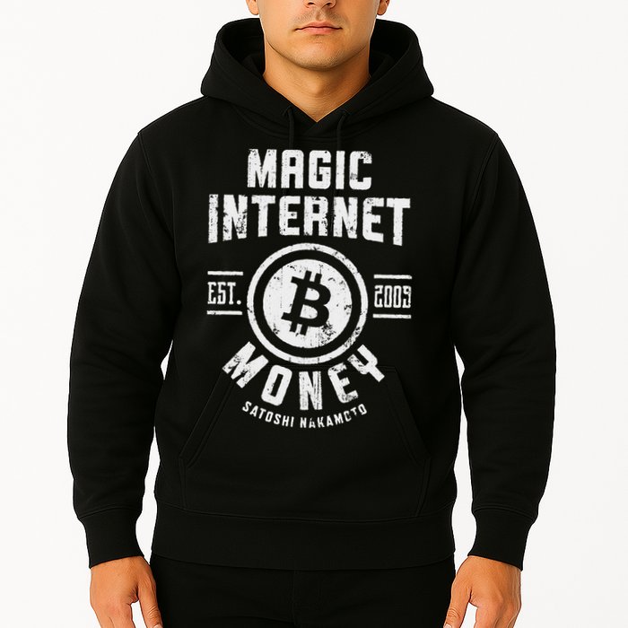 Bitcoin Magic Internet Money Btc Crypto Currency Blockchain Hoodie