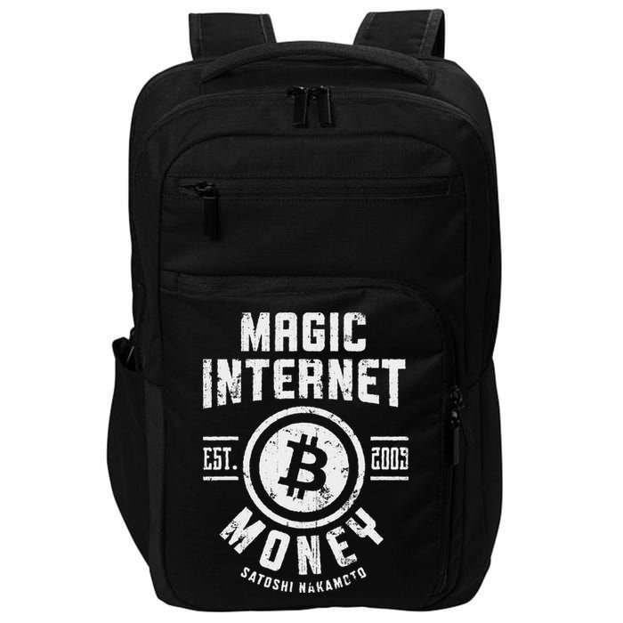 Bitcoin Magic Internet Money Btc Crypto Currency Blockchain Impact Tech Backpack