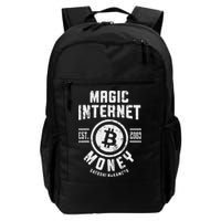 Bitcoin Magic Internet Money Btc Crypto Currency Blockchain Backpack