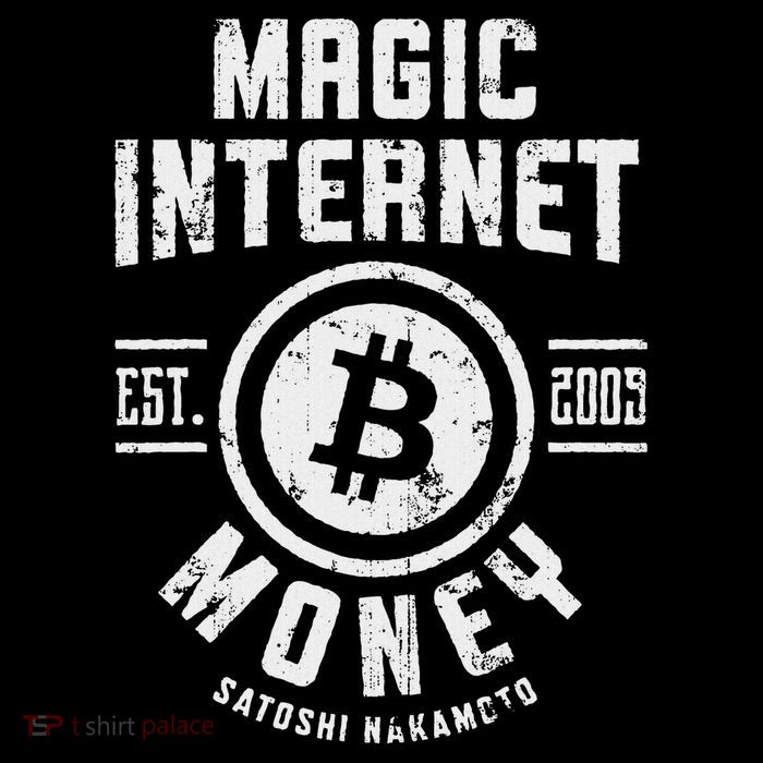 Bitcoin Magic Internet Money Btc Crypto Currency Blockchain Hooded Wearable Blanket
