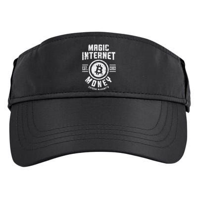 Bitcoin Magic Internet Money Btc Crypto Currency Blockchain Adult Drive Performance Visor