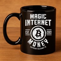 Bitcoin Magic Internet Money Btc Crypto Currency Blockchain 11oz C Handle Ceramic Mug