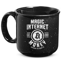 Bitcoin Magic Internet Money Btc Crypto Currency Blockchain 15oz Campfire Ceramic Mug