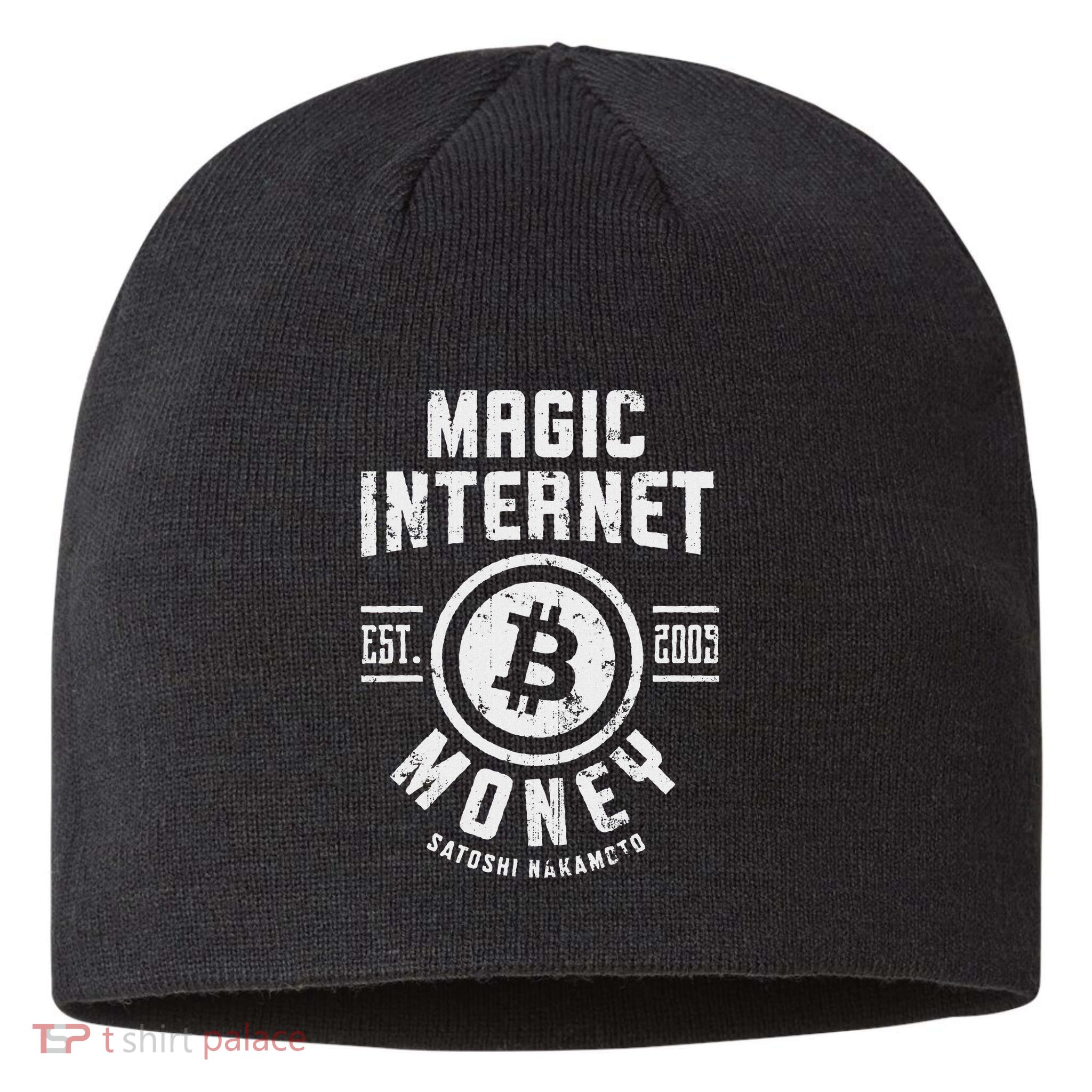 Bitcoin Magic Internet Money Btc Crypto Currency Blockchain Sustainable Beanie