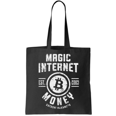 Bitcoin Magic Internet Money Btc Crypto Currency Blockchain Bag