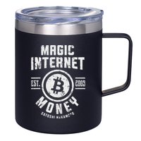Bitcoin Magic Internet Money Btc Crypto Currency Blockchain 12oz Stainless Steel Coffee Mug