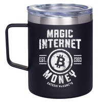 Bitcoin Magic Internet Money Btc Crypto Currency Blockchain 12oz Stainless Steel Coffee Mug
