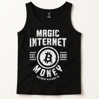 Bitcoin Magic Internet Money Btc Crypto Currency Blockchain Tank Top