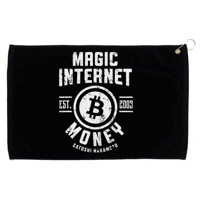Bitcoin Magic Internet Money Btc Crypto Currency Blockchain Grommeted Golf Towel