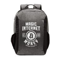 Bitcoin Magic Internet Money Btc Crypto Currency Blockchain Vector Backpack