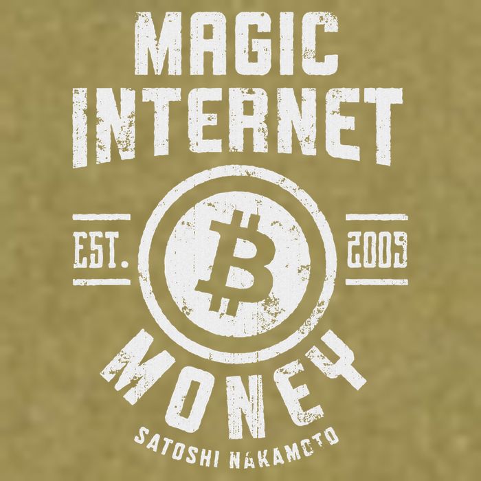 Bitcoin Magic Internet Money Btc Crypto Currency Blockchain Garment-Dyed Women's Muscle Tee