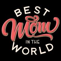 Best Mom In The World Cute Mother's Day Drawstring Bag