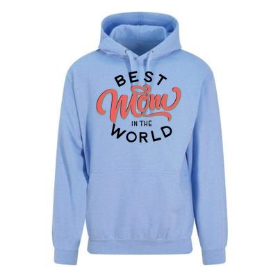 Best Mom In The World Cute Mother's Day Unisex Surf Hoodie