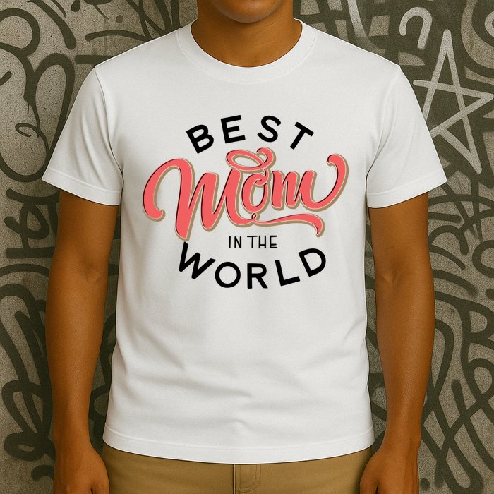 Best Mom In The World Cute Mother's Day T-Shirt