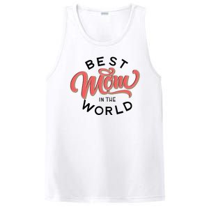 Best Mom In The World Cute Mother's Day PosiCharge Competitor Tank