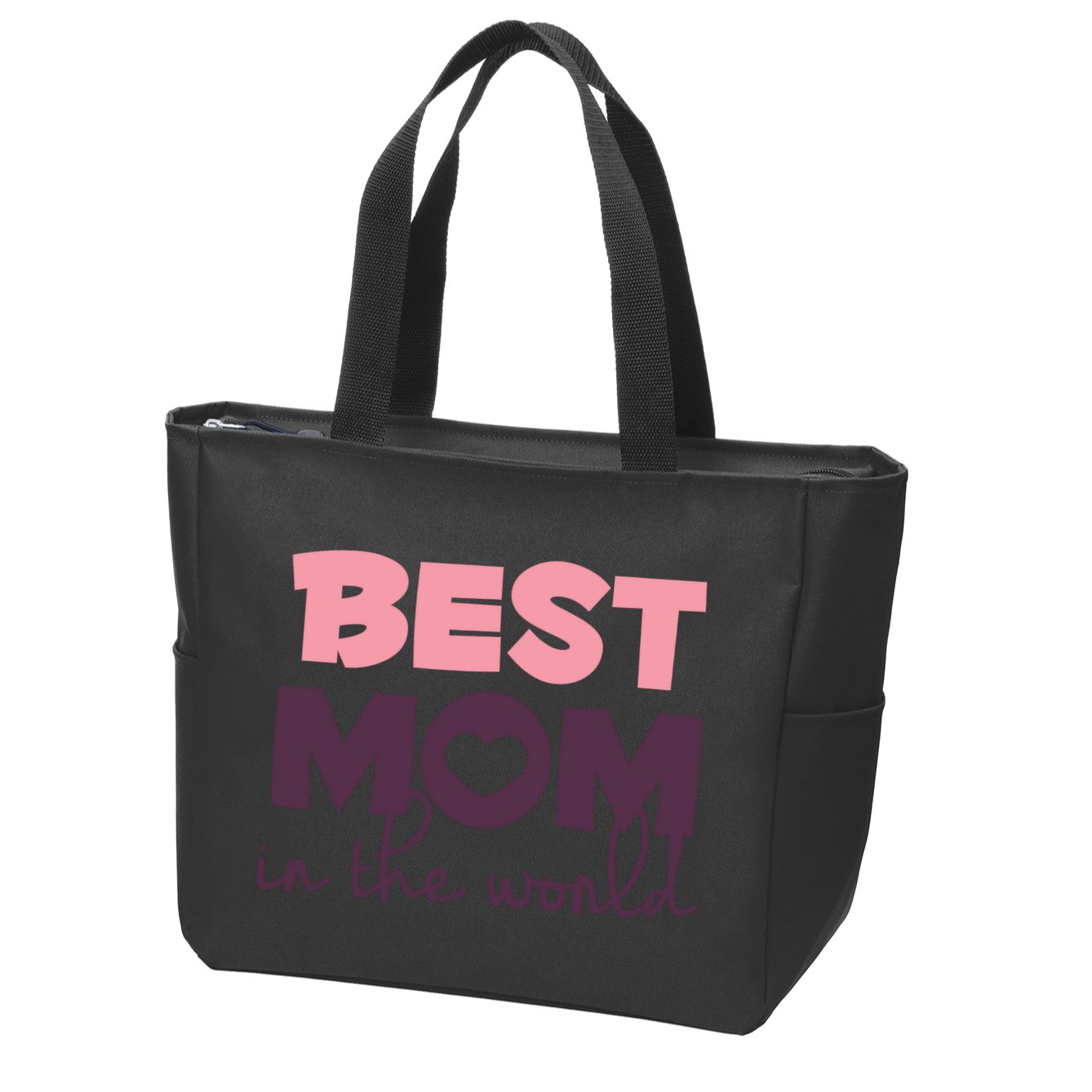 Best Mom In The World Gift Zip Tote Bag
