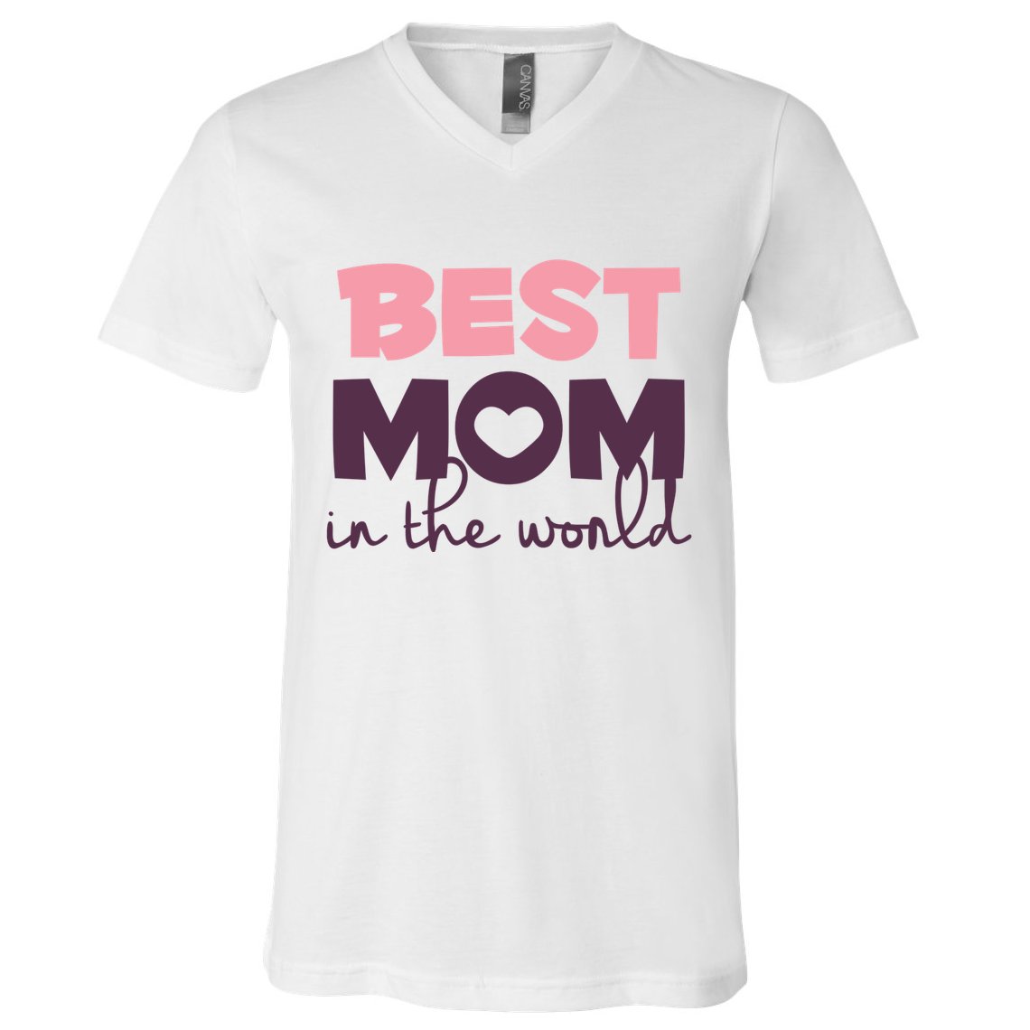 Best Mom In The World Gift V-Neck T-Shirt