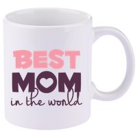 Best Mom In The World Gift 11oz C Handle Ceramic Mug