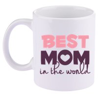 Best Mom In The World Gift 11oz C Handle Ceramic Mug