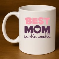 Best Mom In The World Gift 11oz C Handle Ceramic Mug