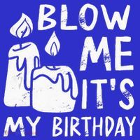 Blow Me It´s My Birthday Ingenious Funny T-Shirt
