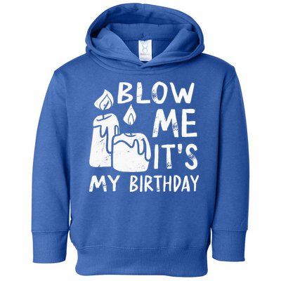 Blow Me It´s My Birthday Ingenious Funny Toddler Hoodie