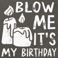Blow Me It´s My Birthday Ingenious Funny Cotton Canvas Backpack