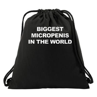 Biggest Micropenis In The World Drawstring Bag