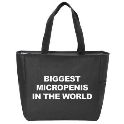 Biggest Micropenis In The World Zip Tote Bag