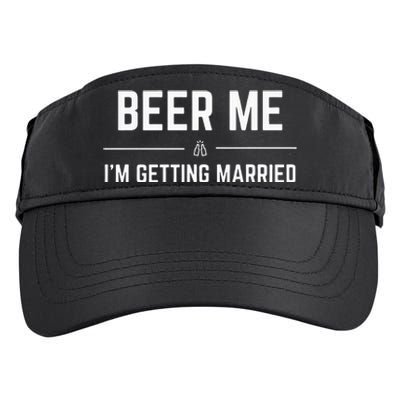 Beer Me Im Getting Married Men Funny Groom Bachelor Party Adult Drive Performance Visor