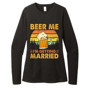 Beer Me Im Getting Married Men Funny Groom Bachelor Party Womens CVC Long Sleeve Shirt