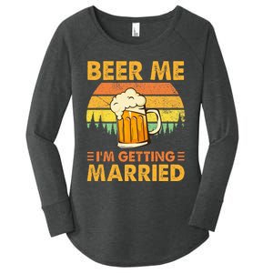 Beer Me Im Getting Married Men Funny Groom Bachelor Party Women's Perfect Tri Tunic Long Sleeve Shirt