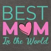 Best Mom in the World - for mom Cotton Canvas Backpack