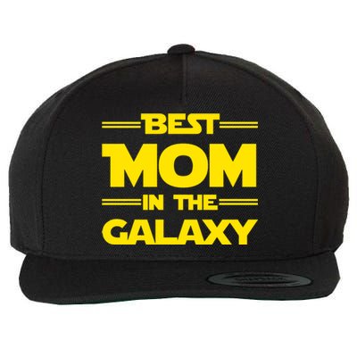 Best Mom In The Galaxy Wool Snapback Cap