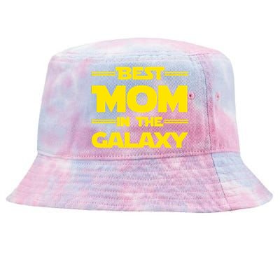 Best Mom In The Galaxy Tie-Dyed Bucket Hat