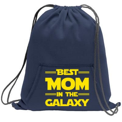 Best Mom In The Galaxy Sweatshirt Cinch Pack Bag