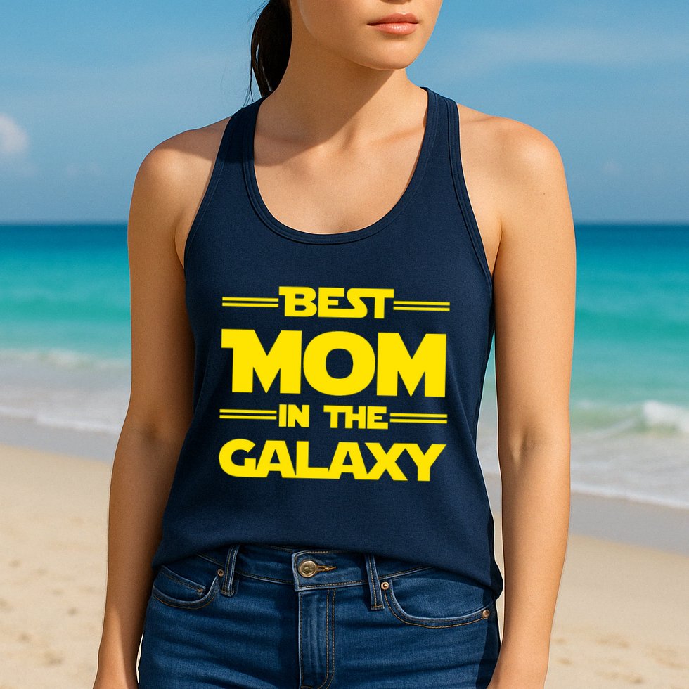 Best Mom In The Galaxy Womens Tank Top
