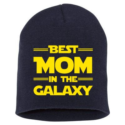 Best Mom In The Galaxy Short Acrylic Beanie