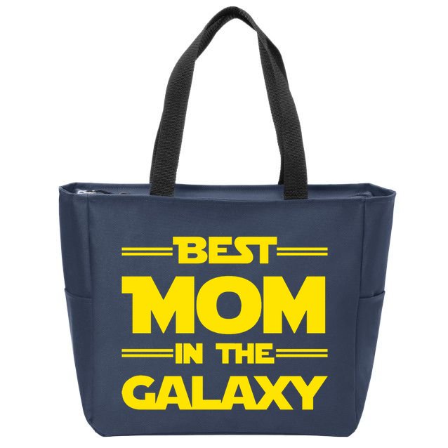 Best Mom In The Galaxy Zip Tote Bag