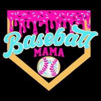 Baseball Mama Ice Cream Drip Funny Baseball Mother's Day  16 in Basic Backpack