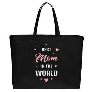 Best Mom In The World Best Mom Ever Mothers Day Design Cotton Canvas Jumbo Tote