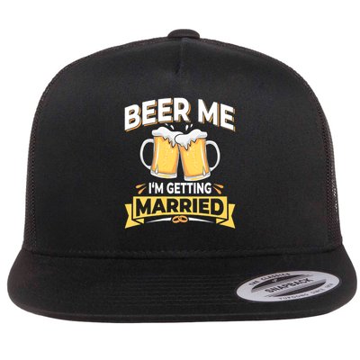 Beer Me I'm Getting Married Funny Groom Bachelor Party Flatbill Hat