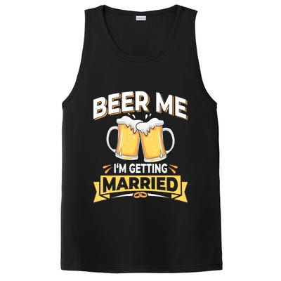 Beer Me I'm Getting Married Funny Groom Bachelor Party PosiCharge Competitor Tank